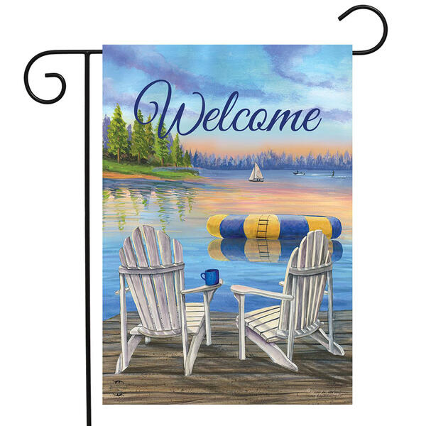 Briarwood Lane Waterfront Retreat Nautical Garden Flag - image 
