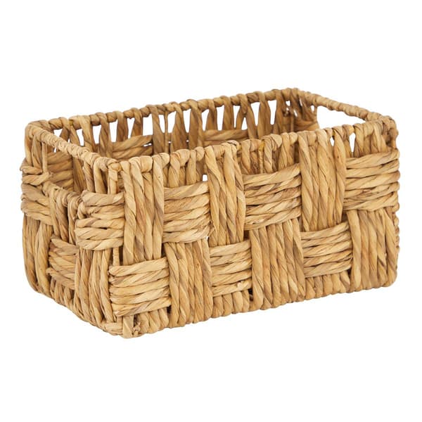 9th & Pike® Brown Wicker and Metal Baskets - Set of 2