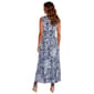 Womens Nina Leonard Sleeveless Floral Maxi Fit & Flare Dress - image 2
