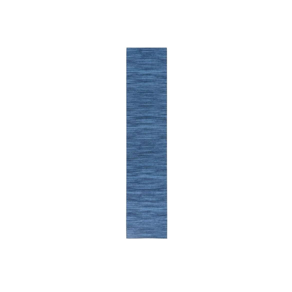 HomeRoots Contemporary Blue Marled Washable Runner
