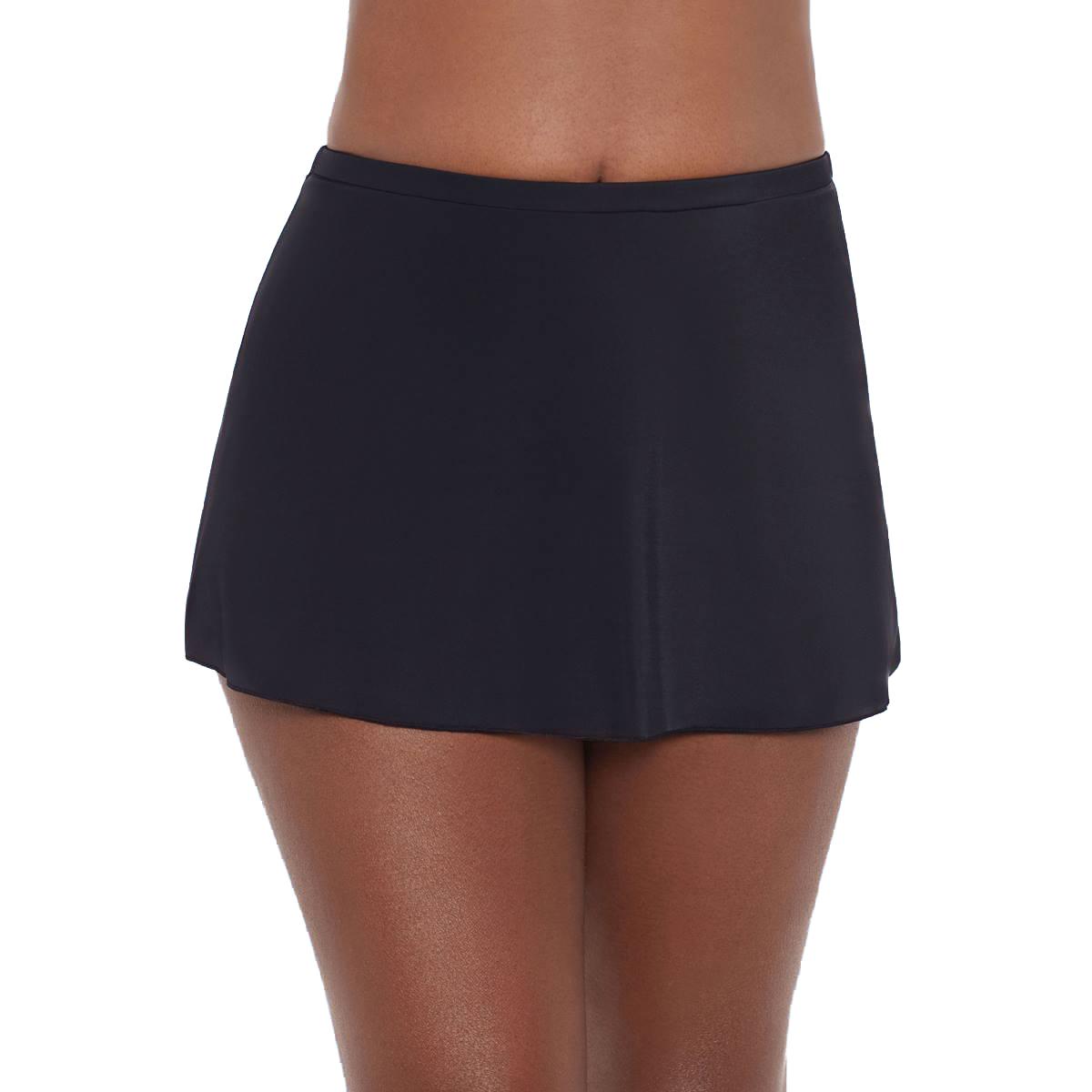 Womens TrimShaper Solid Skirted Swim Bottoms