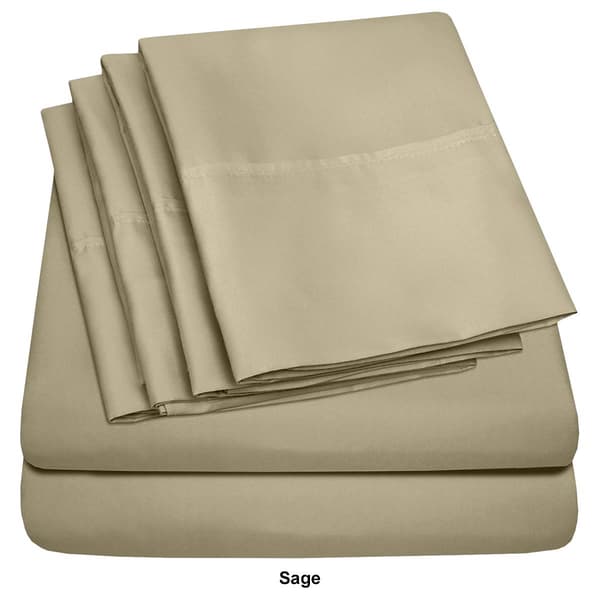 Sweet Home Collection 1500 TC Solid Brushed Microfiber Sheets Set