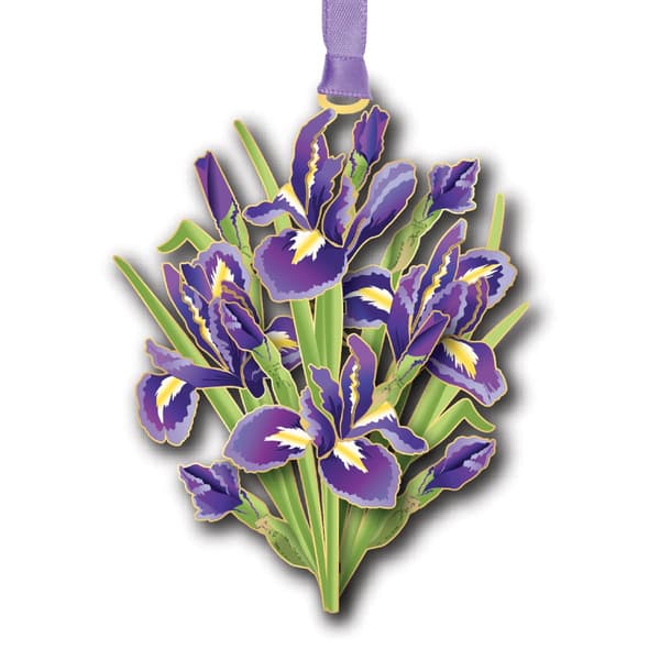 Beacon Design''s Irises Bouquet Ornament - image 