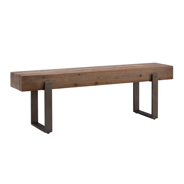 Southern Enterprises Dunlin Rustic Industrial Bench