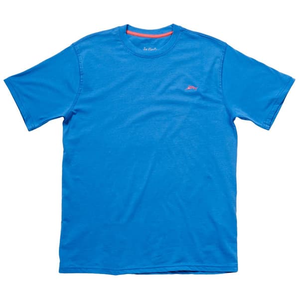 Mens Joe Marlin Solid Fish Logo Tee
