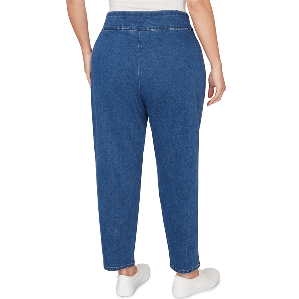 Plus Size Alfred Dunner Austin Stud Denim Pants - Short Length