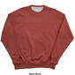 Mens North Hudson Sueded Crew Neck Pieced Chest Sweater - image 7