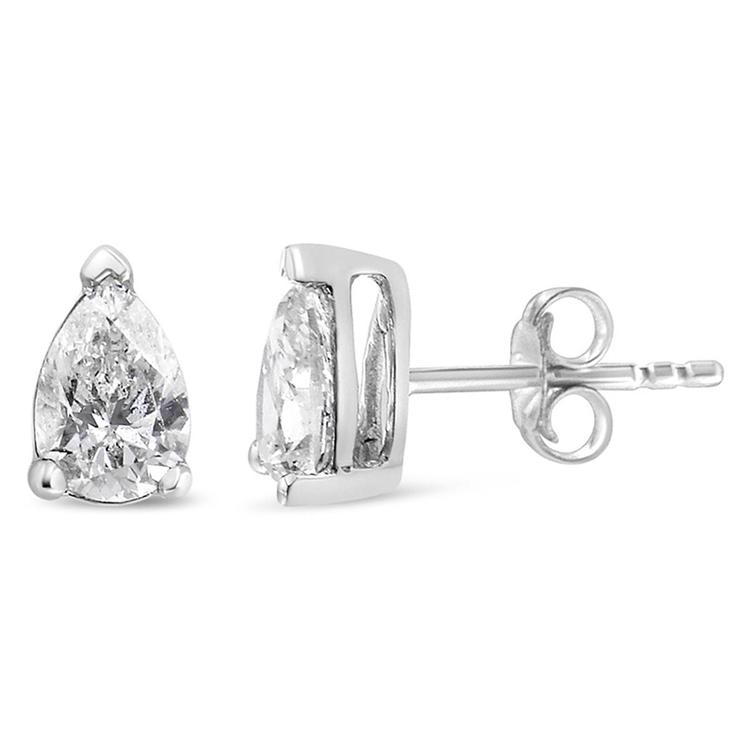 Haus of Brilliance 3/4ctw. Lab Grown Diamond Solitaire Earrings