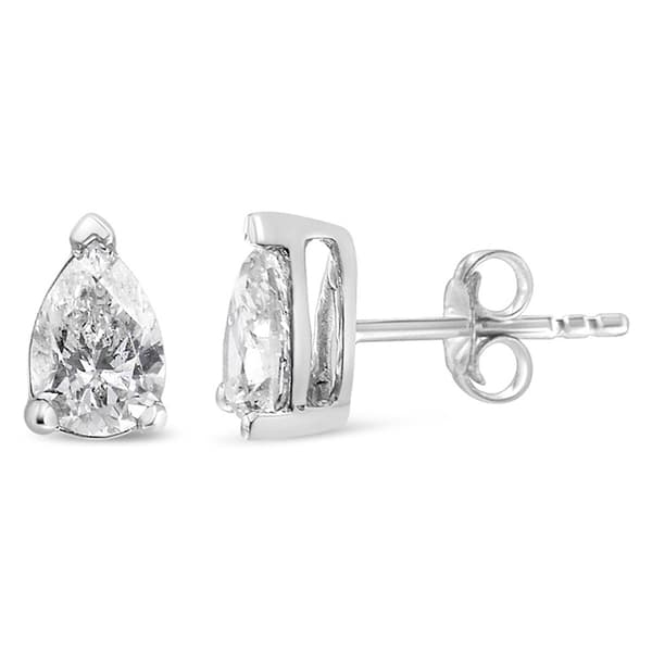 Haus of Brilliance 3/4ctw. Lab Grown Diamond Solitaire Earrings