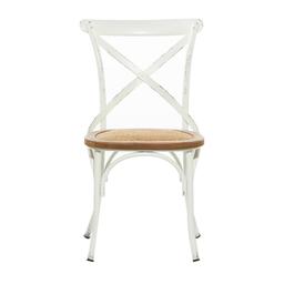 9th & Pike® White Metal Farmhouse Dining Chairs