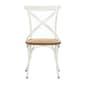 9th & Pike&#174; White Metal Farmhouse Dining Chairs - image 4