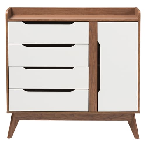 Baxton Studio Brighton Storage Shoe Cabinet