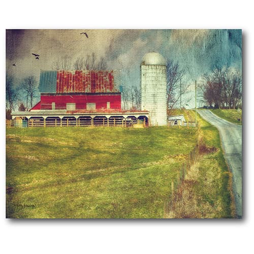 Courtside Market Cow Wall Art - image 