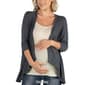 Womens 24/7 Comfort Apparel Elbow Sleeve Maternity Cardigan - image 4