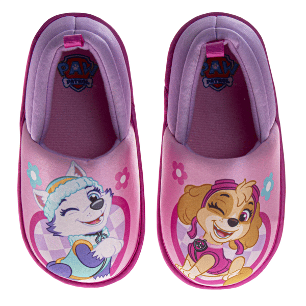 Toddler Girls Paw Patrol Skye & Everest Soft Aline Slippers - image 
