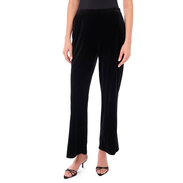 Petite MSK Velvet Straight Leg Casual Pants - image 