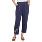 Womens Alfred Dunner Block Island Daisies Ankle Pants - image 1