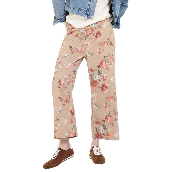 Womens MNK Floral Print Wide Leg Jeans - image 