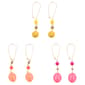 Ashley Cooper(tm) Tri-Tone Beaded Wire Trio Earring Set - image 1