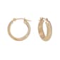 Candela 14kt. Yellow Gold Polished 18mm Hoop Earrings - image 1