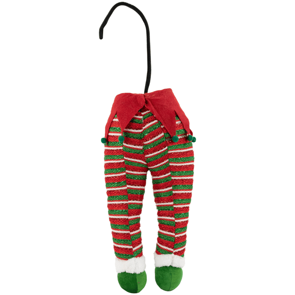 Northlight 19in. Red & Green Striped Elf Legs Christmas Décor