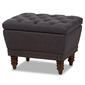Baxton Studio Annabelle Upholstered Storage Ottoman - image 1