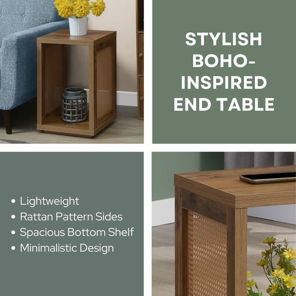 Convenience Concepts Northfield Admiral Weave End Table