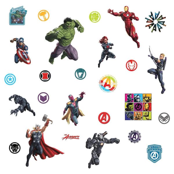 RoomMates® Classic Avengers Peel &amp; Stick Wall Decals