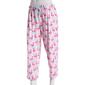 Womens Goodnight Kiss Flamingo Pool Party Capri Pajama Pants - image 1