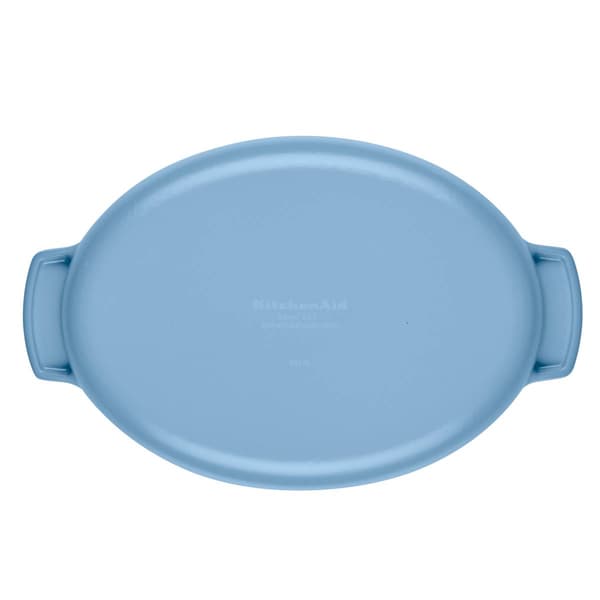 KitchenAid&#174; 2.5qt. Enameled Cast Iron Au Gratin Roasting Pan-Blue