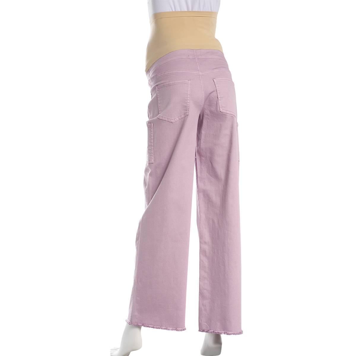 Womens Maternity Zoe + Phoebe Twill Stretch Studded Cargo Pants
