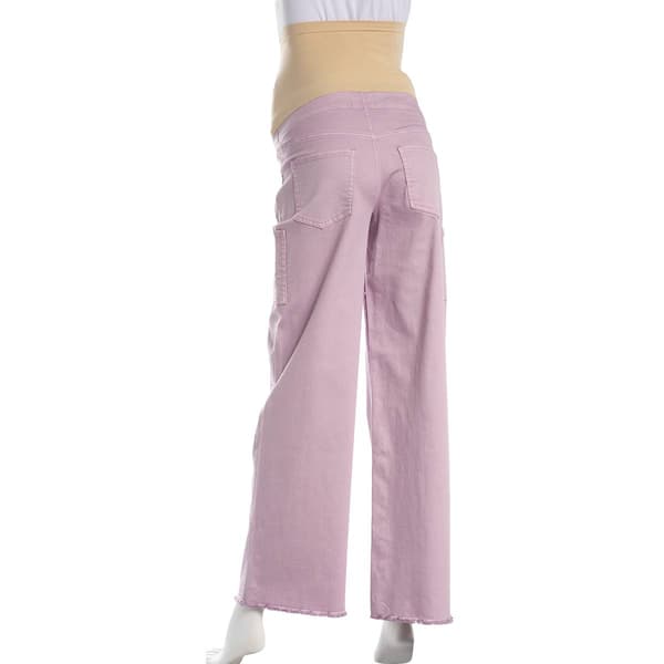 Womens Maternity Zoe + Phoebe Twill Stretch Studded Cargo Pants