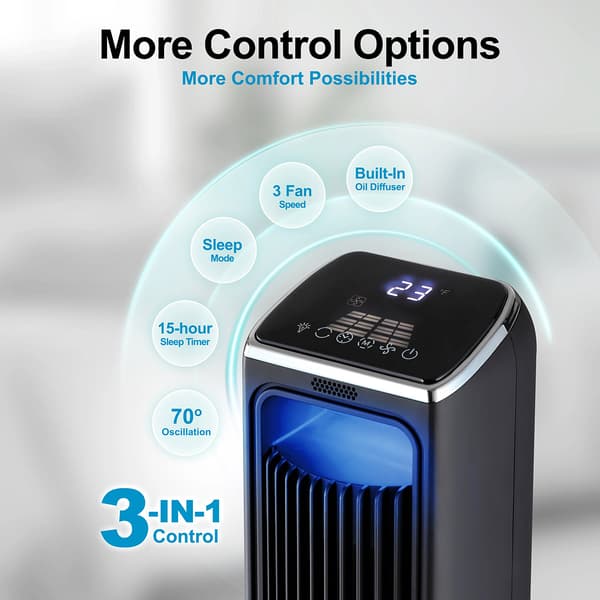 Emerson Smartvoice 42 Inch Tower Fan W/Remote