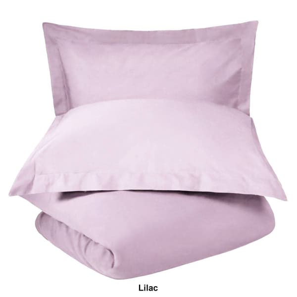 Superior 300TC Cotton Percale Duvet Cover Set