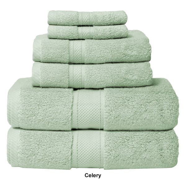 Zero Twist Hotel 6pc. Bath Towel Set