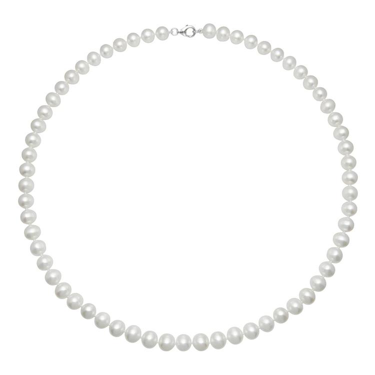 Gemstone Classics(tm) 20in. Sterling Silver & Pearl Strand Necklace