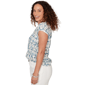 Womens Skye’s the Limit Summer Spice Cap Sleeve Blouse - image 4