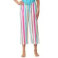 Womens HUE(R) Sea Bright Stripe Printed Capri - image 1
