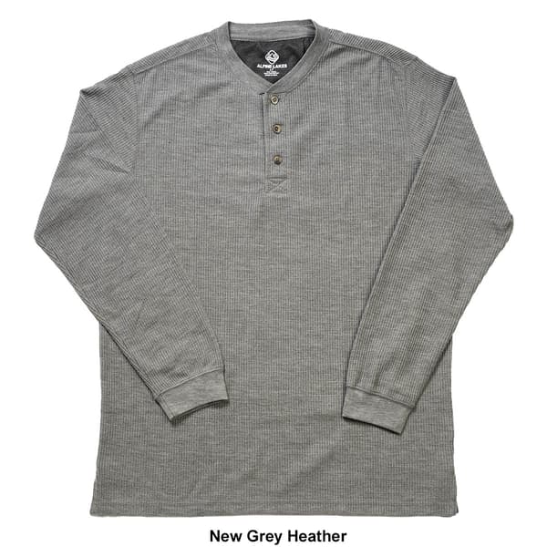 Mens Big & Tall Alpine Lakes Thermal Long Sleeve Henley