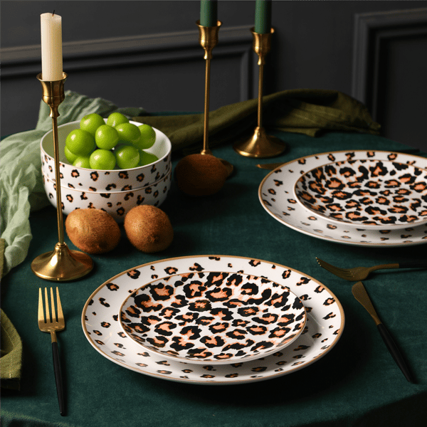 Christian Siriano Majestic 12pc. Porcelain Dinnerware Set