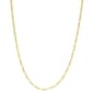 Gianni Argento 18in. Gold over Sterling Figaro Chain Necklace - image 1