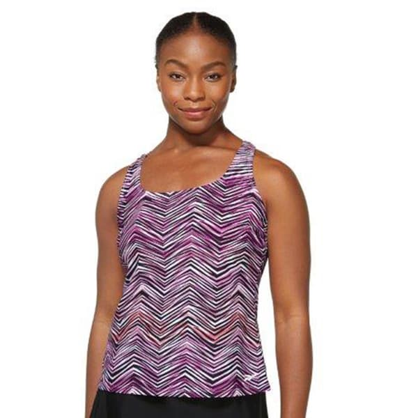 Womens Reebok Coastline Racerback Tankini Swim Top