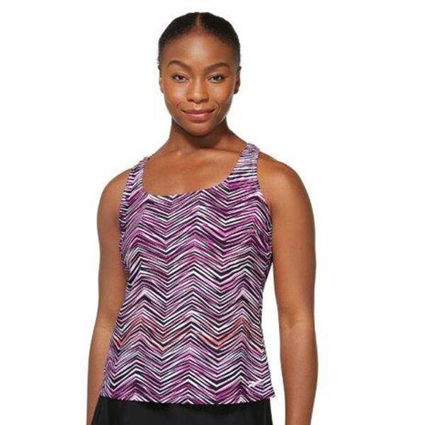 Womens Reebok Coastline Racerback Tankini Swim Top - image 