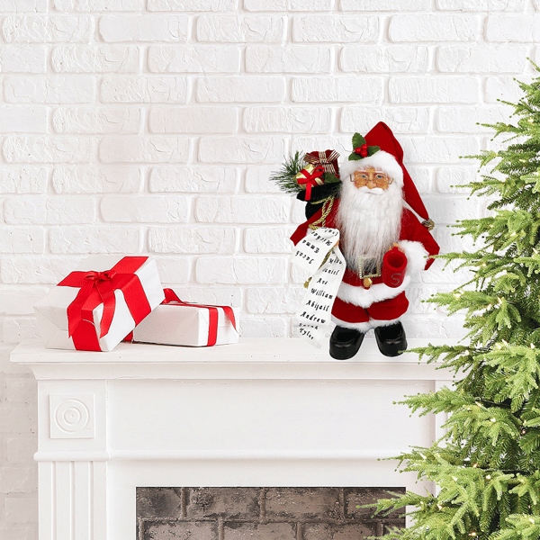 Santa''s Workshop 12in. Musical Holly Jolly Santa