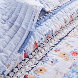 Greenland Home Fashions&#8482; Betty Lace-Embellished Quilt Set