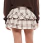 Juniors No Comment Plaid Ruffle Mini Skort - Winter - image 3