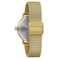 Womens Caravelle Crystal Accent Gold Tone Watch - 44L226 - image 3