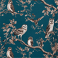 Womens Emaline Key Items 3/4 Sleeve Boat Neck All Over Owl Tee - image 6