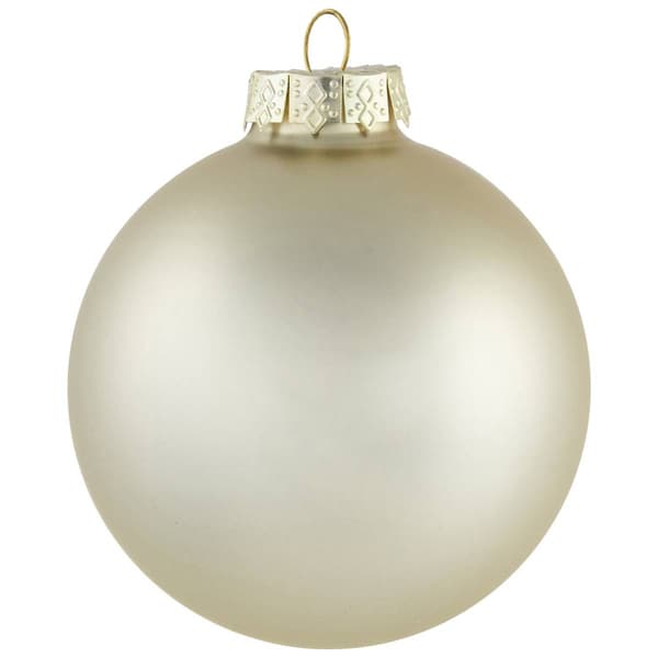 Northlight Seasonal 6ct. 2-Finish Christmas Ornament Set