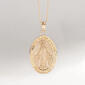 Gold Classics&#40;tm&#41; Miraculous Medal 14kt. Gold Necklace - image 1